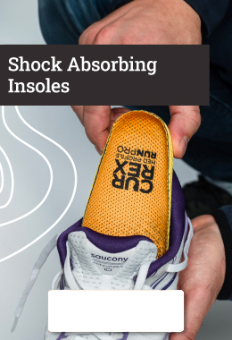 Browse our range of shock absorbing insoles