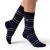 Heat Holders Ultra Lite Women's Thin Thermal Striped Socks (Pack of Three Pairs)
