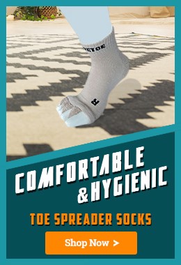 TOETOE Separator Socks for Relief from Overlapping Toes, Claw Toes, Hammer Toes and Ingrown Toenails