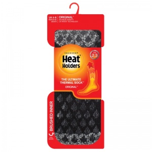 Heat Holders Women's Black Thermal Slipper Socks