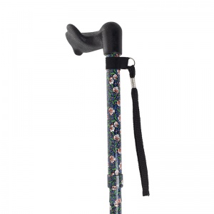 Height-Adjustable Folding Morris Anatomical Walking Stick