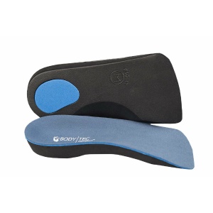 Bodytec 3/4 Orthotic Insoles with Poron Heel Pad - ShoeInsoles.co.uk
