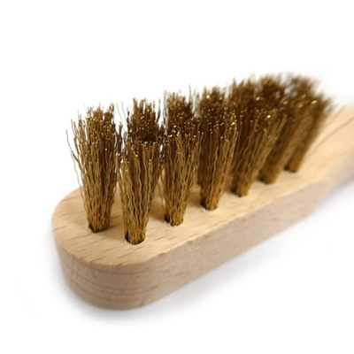 Euroleathers Small Brass Brush for Suede Shoe Cleaning