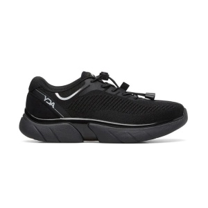 YDA Cairn Shock-Absorbing Trainers for Diabetics (Black)