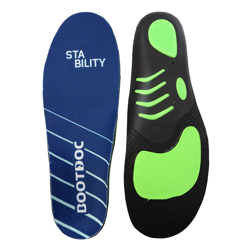 Bootdoc Step-In Sports Stability Insoles for Low Arches