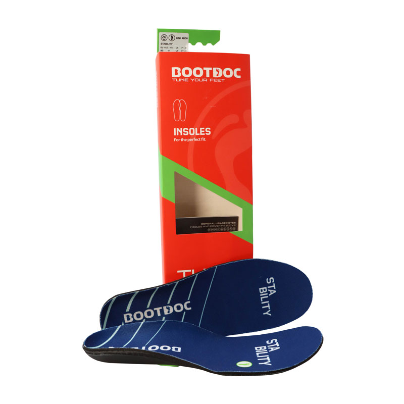 Bootdoc Step-In Sports Stability Insoles for Low Arches