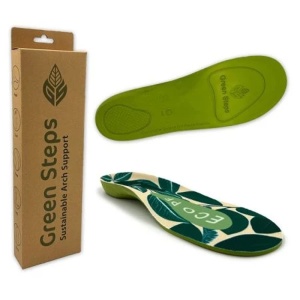 FootActive Green Steps ECO Sustainable Plantar Fasciitis Insoles