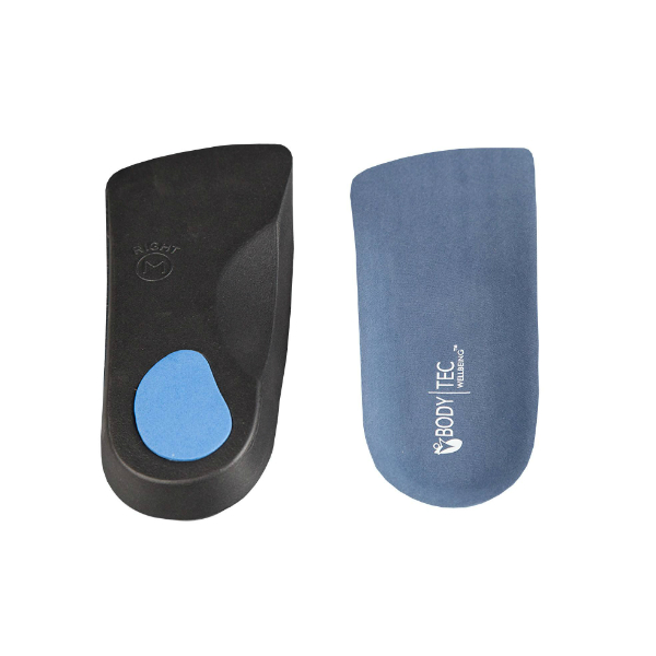 Bodytec 3/4 Orthotic Insoles with Poron Heel Pad