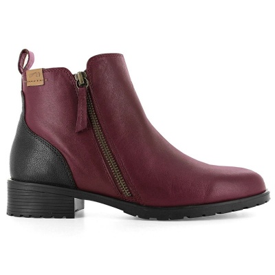 Strive Sandringham Merlot Leather Orthopaedic Boots