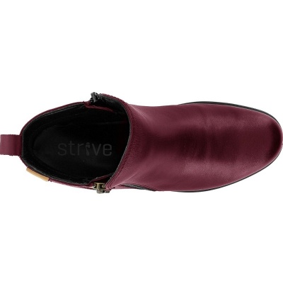 Strive Sandringham Merlot Leather Orthopaedic Boots