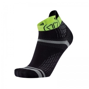 Sidas Run Feel Ankle Track Running Socks (Black)