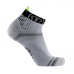 Sidas Run Feel Ankle Trail Running Socks (Grey/Black)