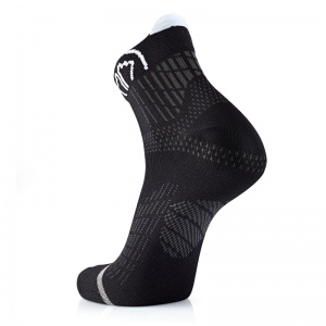 Sidas Run Anatomic Ankle Running Socks (Black)