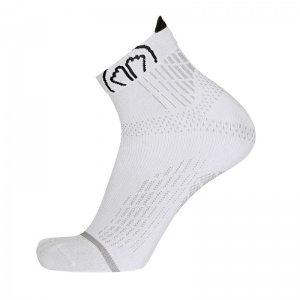 Sidas Run Anatomic Ankle Running Socks (White)