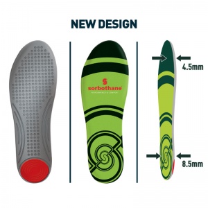 Sorbothane Shock Stopper Single Strike Insoles