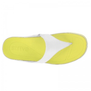 Strive Ilya White/Citrus Women's Orthopaedic Sandals