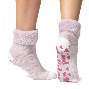 Heat Holders Home Fluffy Ankle Socks 