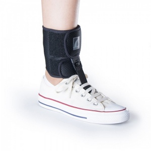 fixed dynamic ankle-foot brace