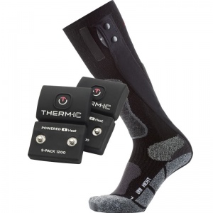 THERM-IC POWERSOCKS HEAT FUSION UNISEX HEATED SOCKS SIZE 3-6 (batteries not  incuded)