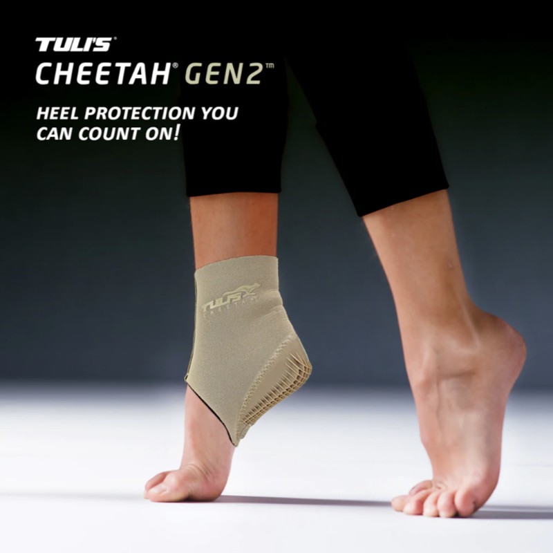 Tuli's Kids Cheetah Heel Protector and Compression Sleeve